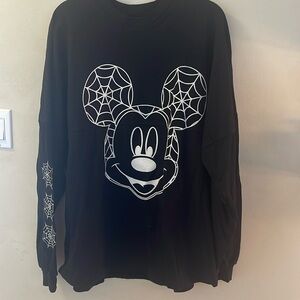 Disney Spirit Jersey Halloween Mickey Mouse BOO Glow In The Dark  Size XXL